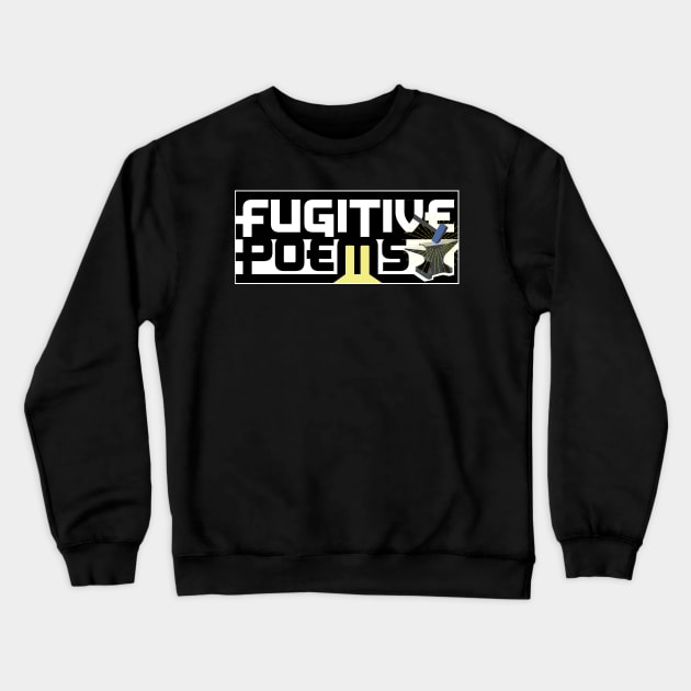 Fugitive Poems Logo Crewneck Sweatshirt by Jamlines